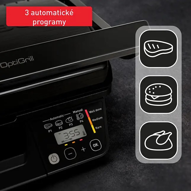 Tefal Elektrický kontaktní gril  OptiGrill GC7P0810 1